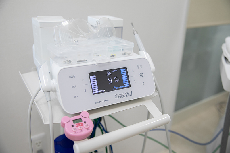 プロフェッショナルケアで使用される機材/パウダーメインテナンス